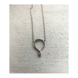 Silver Snake Necklace 🐍